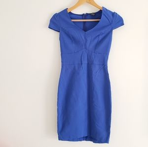 Royal Blue Strechy Mini Dress